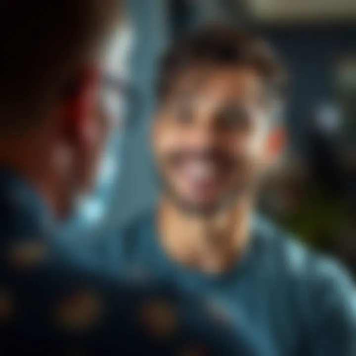 User enjoying the benefits of Theragun for wellness