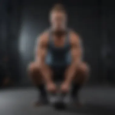 Kettlebell Goblet Squat Kettlebell goblet squat showcasing proper form and technique