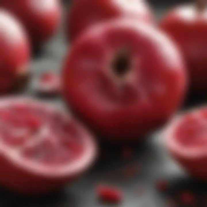 Health benefits of consuming pomegranates