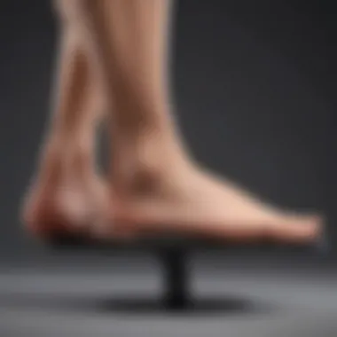Posture and Its Impact on Foot Health Diagram representing various postures that can lead to foot discomfort.