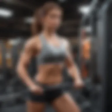 Optimal Usage Technique User demonstrating proper form on a gym machine