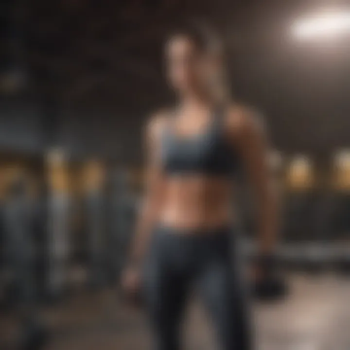 Motivational visuals from a fitness app