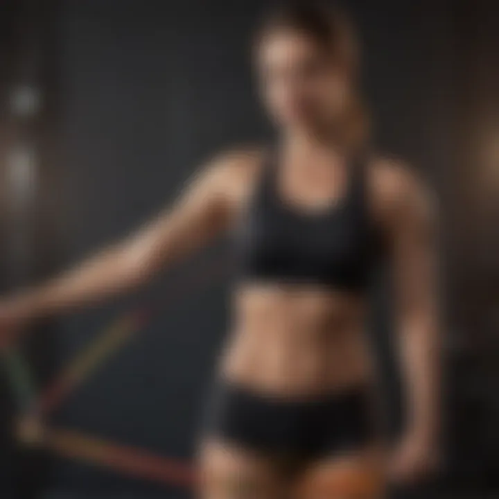A visual guide to using resistance bands for flexibility improvement