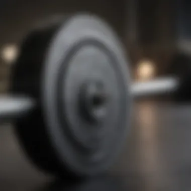 Superior Material Quality of Rogue Barbell Close-up of the material quality in Rogue Barbell components.