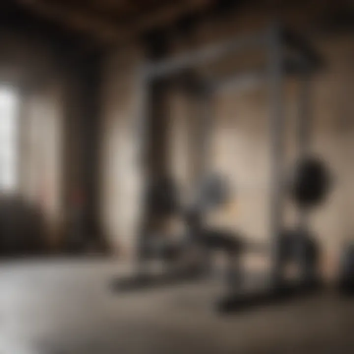 Strength training equipment for box squats