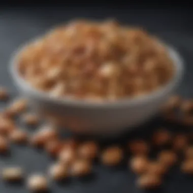 Nutritious Salty Snack Bowl A close-up of a nutritious salty snack bowl featuring nuts and seeds