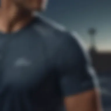 Moisture-Wicking Saucony Running Apparel Detailed look at Saucony running apparel with moisture-wicking technology