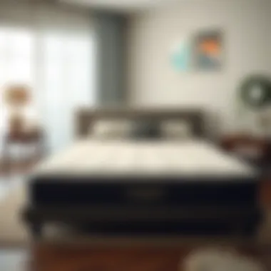 Illustration of different firmness levels in mattresses