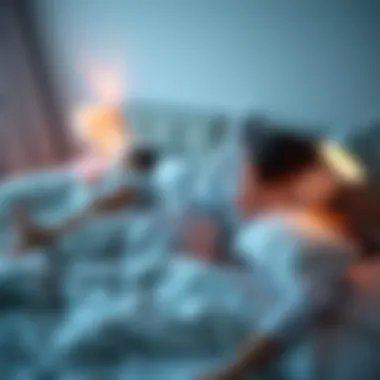 Visual representation of sleeping positions with corresponding mattress recommendations