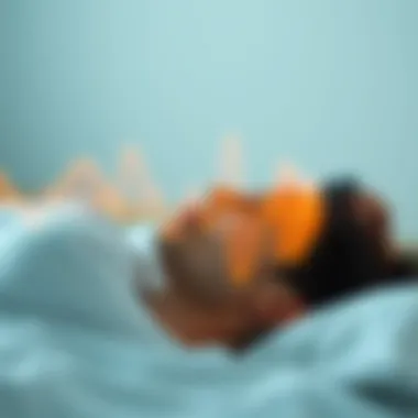Visualization of sound waves being mitigated by technology.