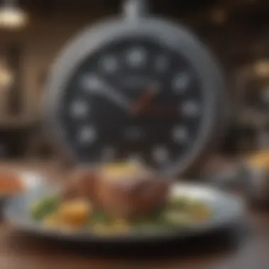 The Importance of Meal Timing Clock indicating meal timing strategy