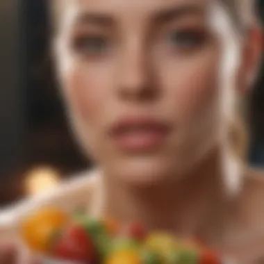 Nutritional Boost for Skin A vibrant display of nutritious foods that promote skin health
