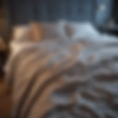 Enhancing Comfort for Restorative Sleep Comfortable bed with cozy blankets and pillows