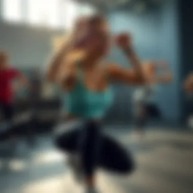 Dynamic workout routine in an energizing environment