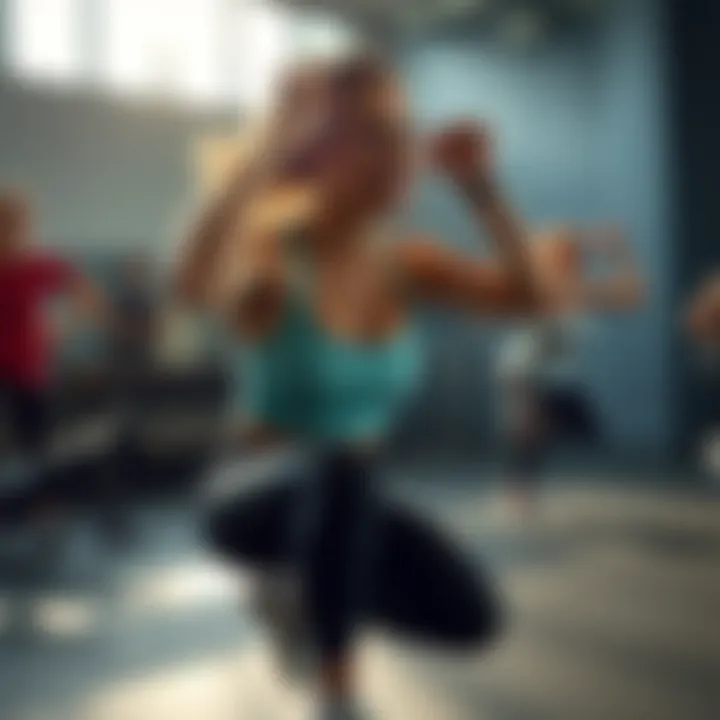 Dynamic workout routine in an energizing environment