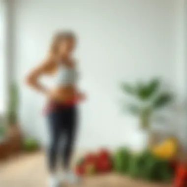 Visual representation of a balanced lifestyle