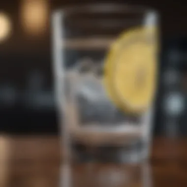 Hydration Essentials A refreshing glass of water with lemon, symbolizing the importance of hydration.