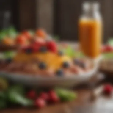 Nutritious Foods for Effective Fat Loss Colorful array of nutritious foods promoting fat loss