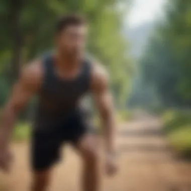 The Importance of Physical Activity in Fat Loss Man exercising outdoors for fitness