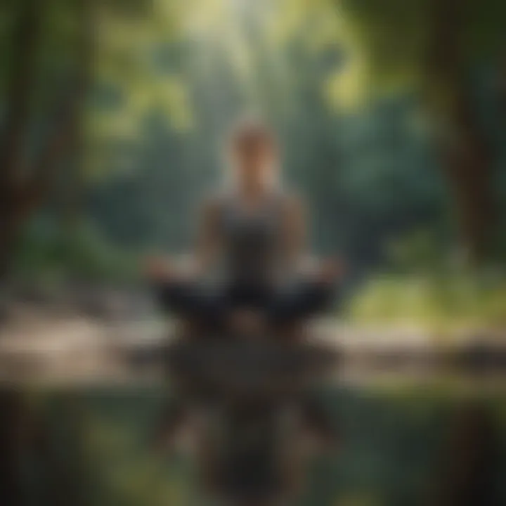 A serene setting for meditation and mindfulness, promoting psychological well-being