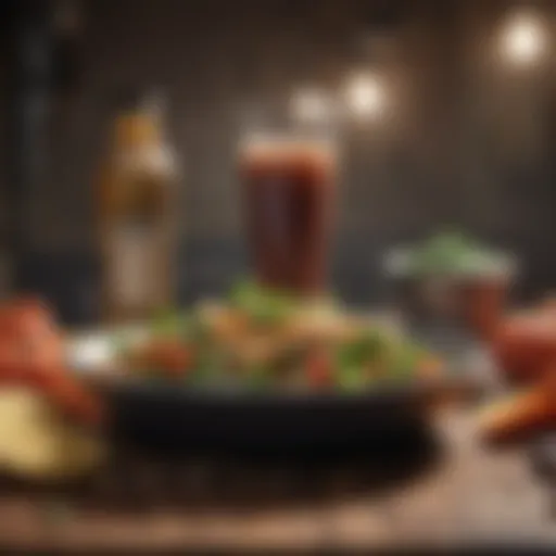 Nutrient-rich meal showcasing fresh ingredients
