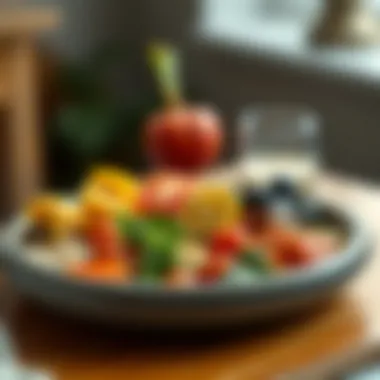Balancing Macronutrients for Optimal Hunger Management Balanced plate showcasing macronutrients