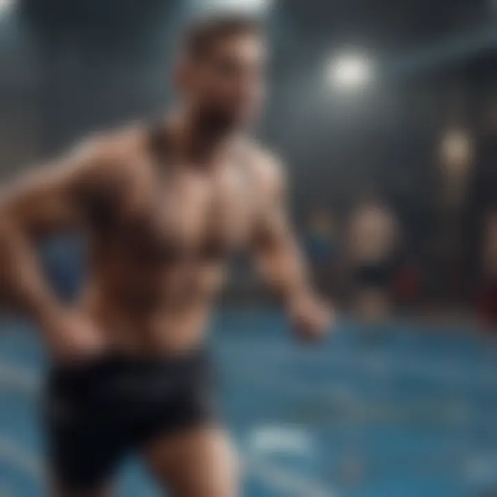 An engaging scene of a lively workout session showcasing effective exercises