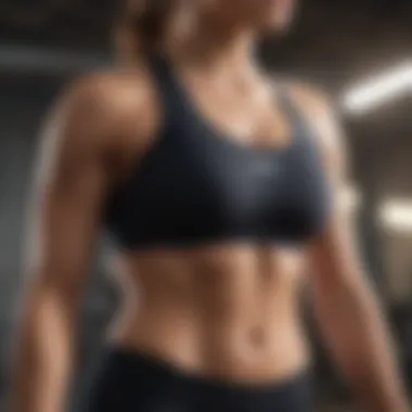 Effective Workouts for Targeting Upper Stomach Fat Visual representation of a balanced exercise routine