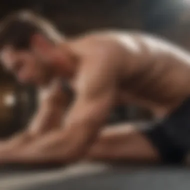 Illustration of effective stretching techniques
