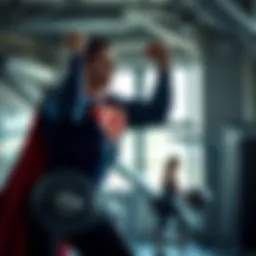 Dynamic strength training session inspired by superheroes