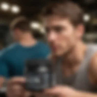 Understanding Supplement Labels A person reading a supplement label carefully