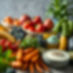 A vibrant array of healthy foods symbolizing nutrition and wellness