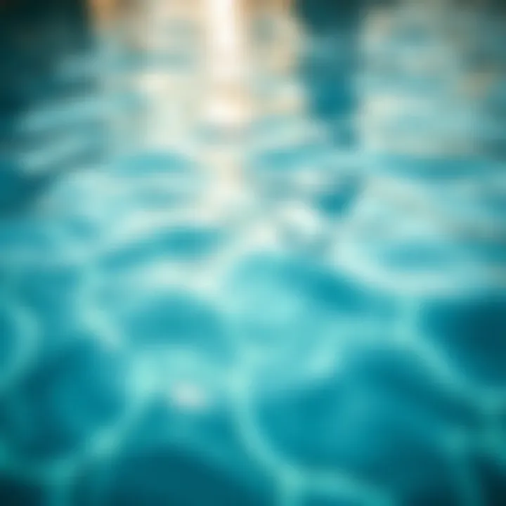 The Tranquility of Water: Embracing the Swimming Environment A serene pool setting with water ripples reflecting sunlight
