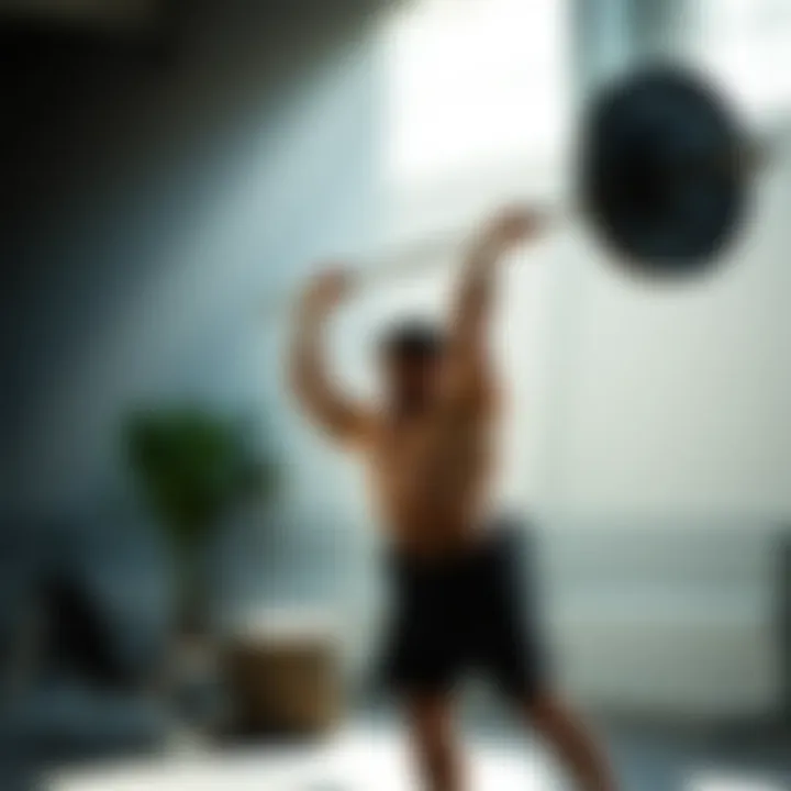 Power Clean: A Key Exercise for Speed Athlete performing a power clean exercise