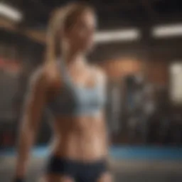 Engaging lower abs during a workout session