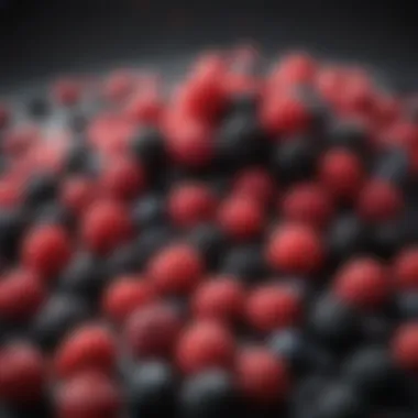 Antioxidant-rich Berries for Heart Wellness Vibrant assortment of berries rich in antioxidants
