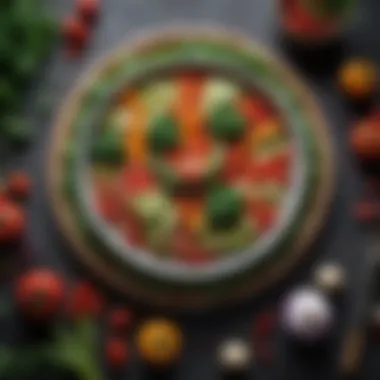 Fresh Vegetables Supporting Cardiovascular Health A colorful platter of fresh vegetables
