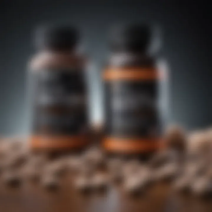 Diagram illustrating potential side effects of testosterone boosters