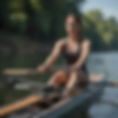 Visualizing Rowing Benefits Benefits of rowing exercises visualized