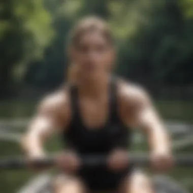 Engaging in a Rowing Workout Effective rowing workout session
