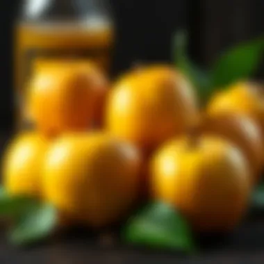 Source of Apple Cider Vinegar Fresh apples representing the source of apple cider vinegar