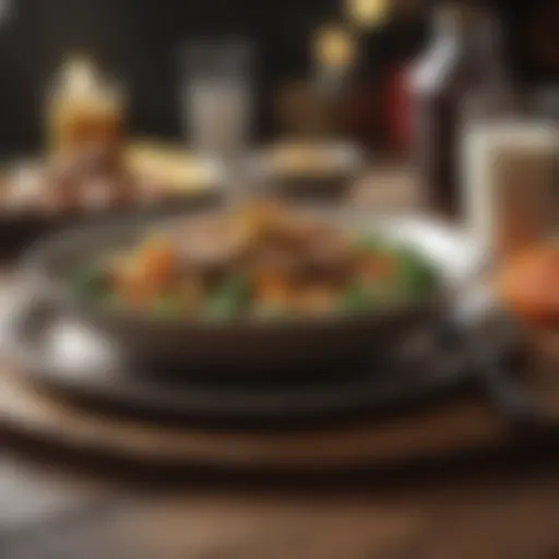 Nutrient-rich meal prepared for optimal energy