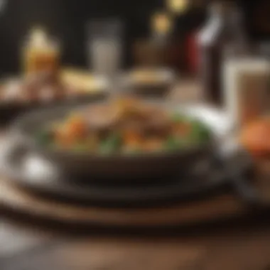 Nutrient-rich meal for strength training Nutrient-rich meal prepared for optimal energy