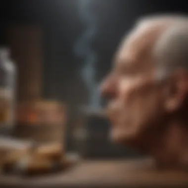 Cognitive Decline in Smokers Graph showing cognitive decline in smokers