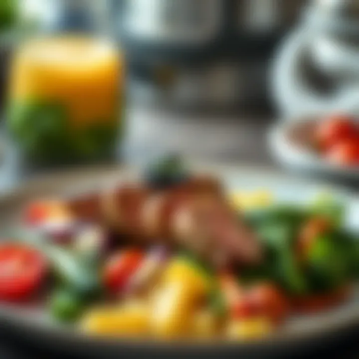 The Significance of a Balanced Diet Balanced plate with protein and vegetables