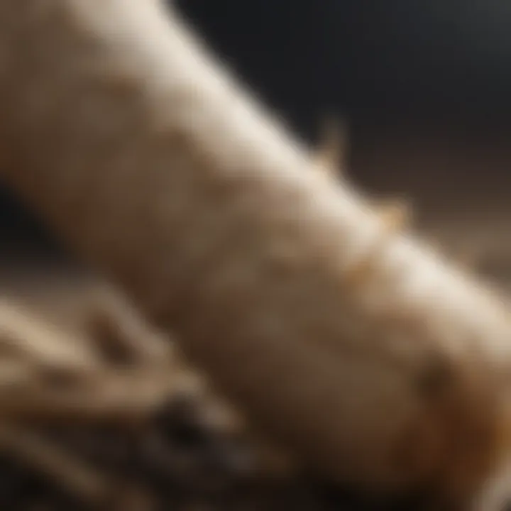 Close-up of fresh horseradish root