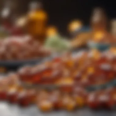 Close-up of key ingredients in immune health supplements