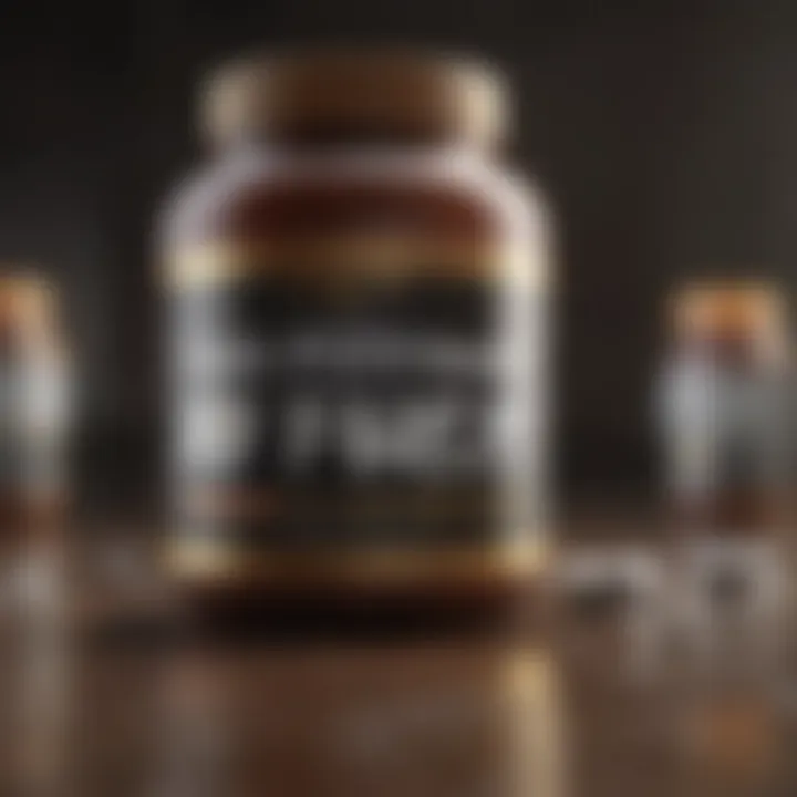 A professional reviewing supplement labels for informed choices
