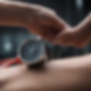 Diagram illustrating blood pressure regulation