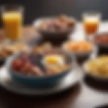 Nutritious Breakfast Options A vibrant breakfast spread highlighting nutritious options